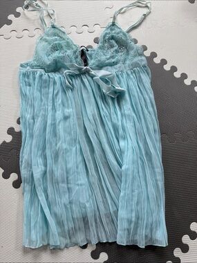 Light Blue Pleated Babydoll - Victoria’s Secret